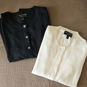 XXSP Banana Republic Black and Cream Cardigan Set